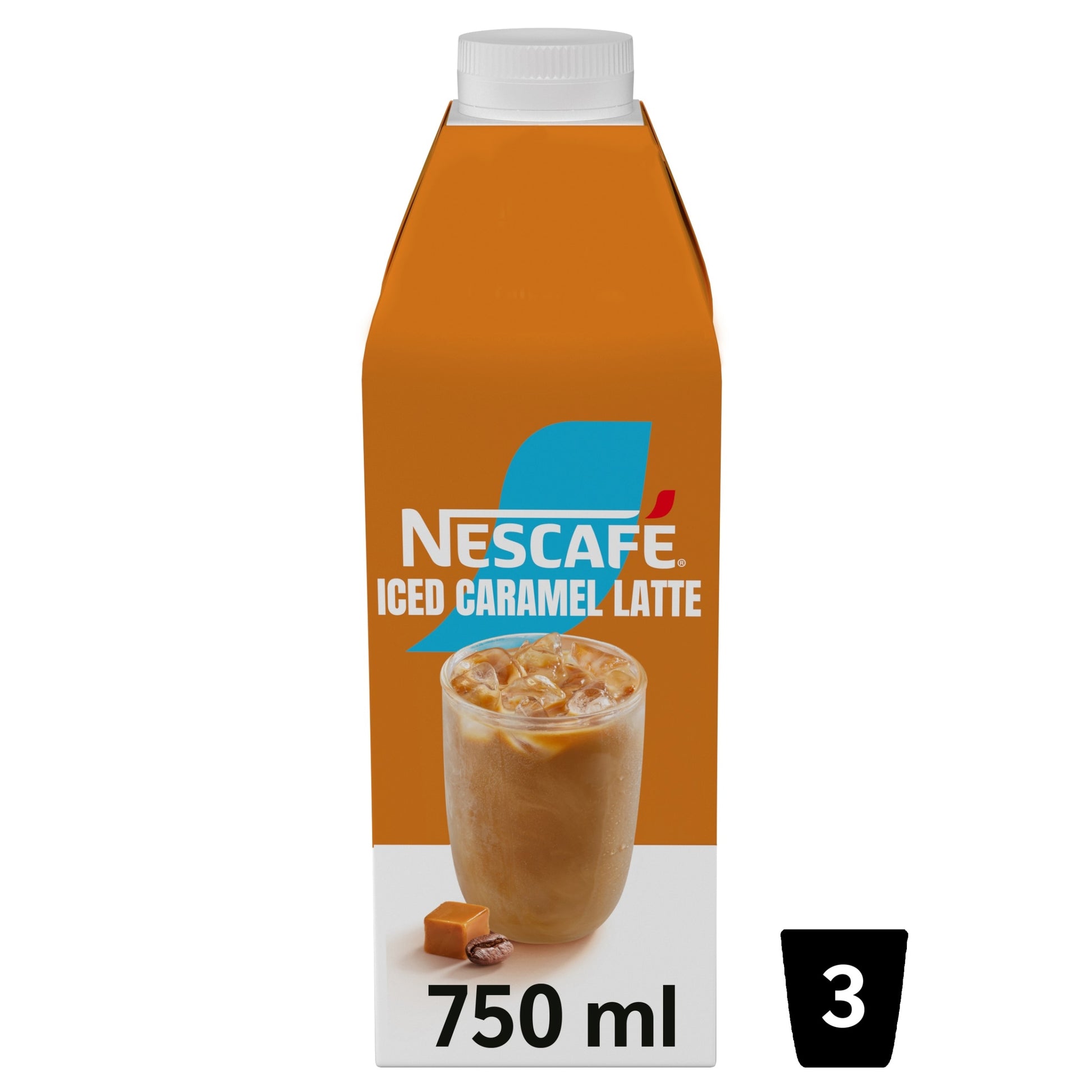 Nescafe Iced Coffee Caramel Flavour Latte 750ml — image 1