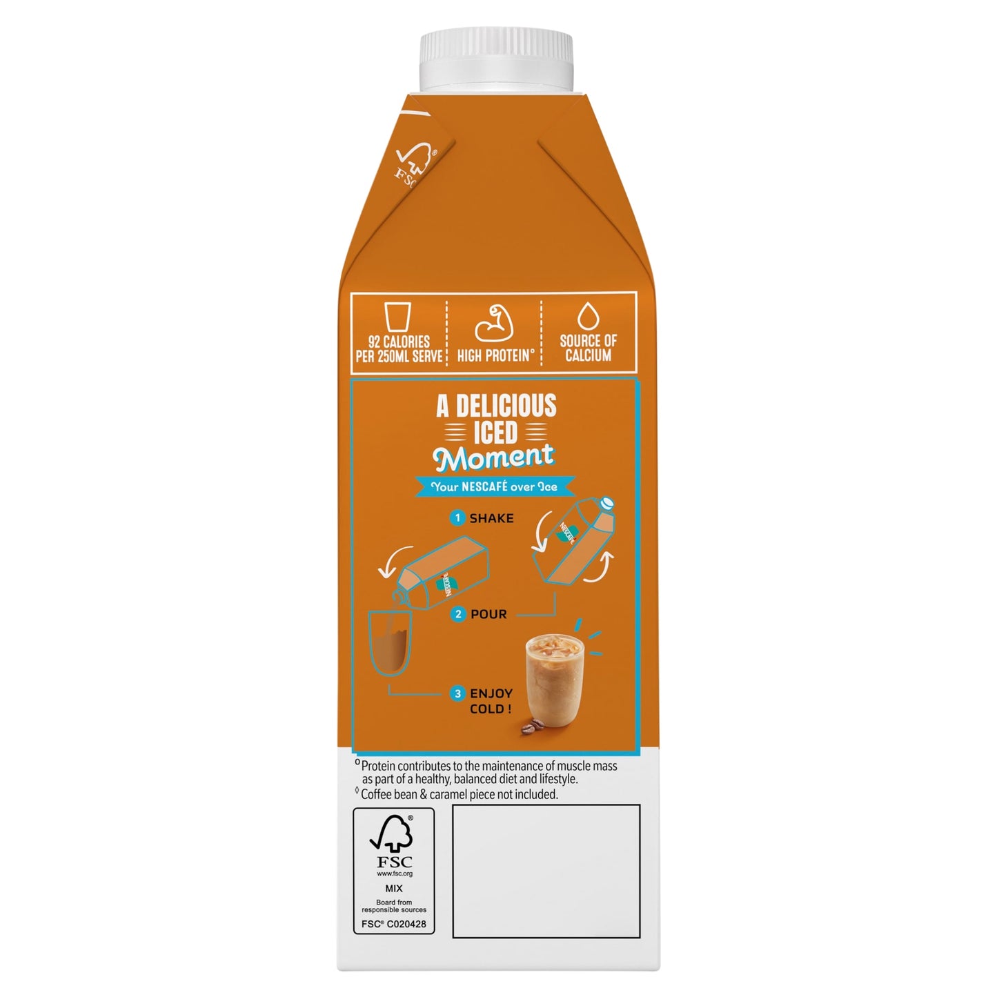 Nescafe Iced Coffee Caramel Flavour Latte 750ml — image 2