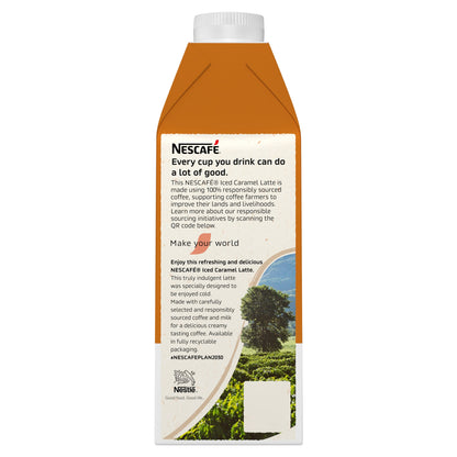 Nescafe Iced Coffee Caramel Flavour Latte 750ml — image 3
