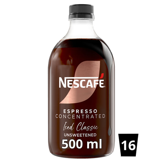 Nescafe Iced Coffee Espresso Concentrated Unsweetened 500ml — image 1