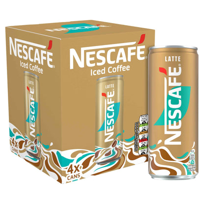 NESCAFE Iced Coffee Latte 4x250ml