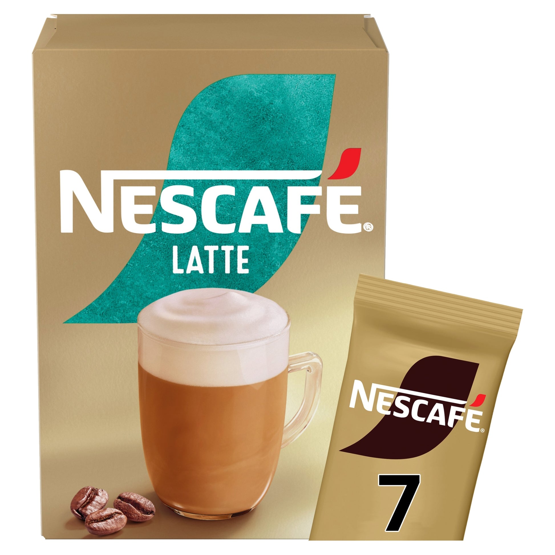 Nescafe Latte Instant Coffee 7 Sachets — image 1