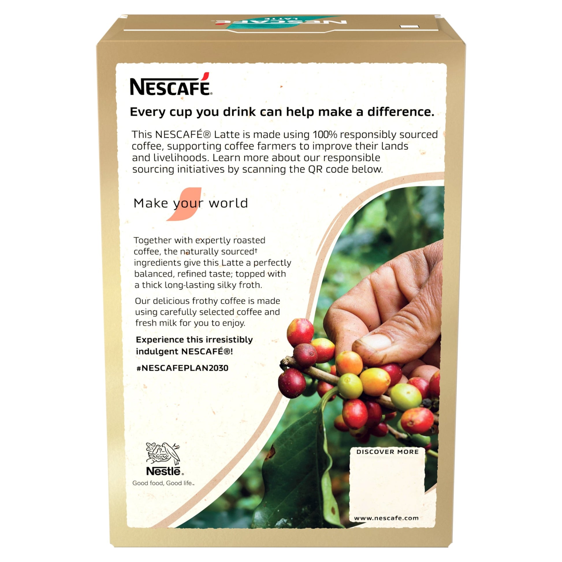 Nescafe Latte Instant Coffee 7 Sachets — image 2