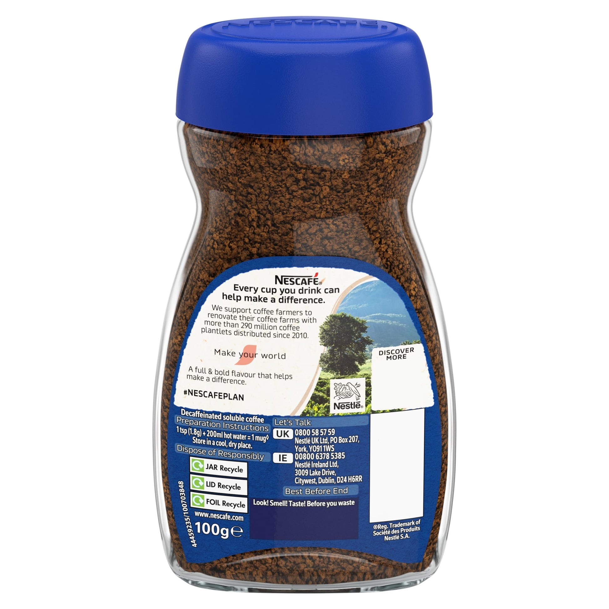 Nescafe Original Decaf Instant Coffee 100g — image 2