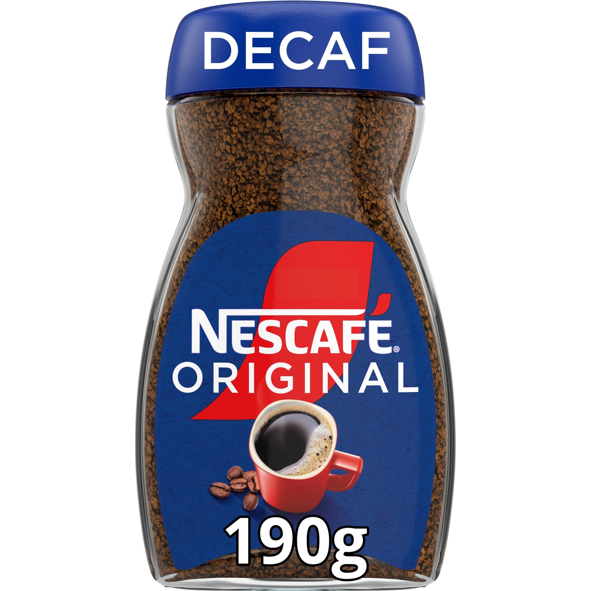 Nescafe Original Decaf Instant Coffee 190g — image 1