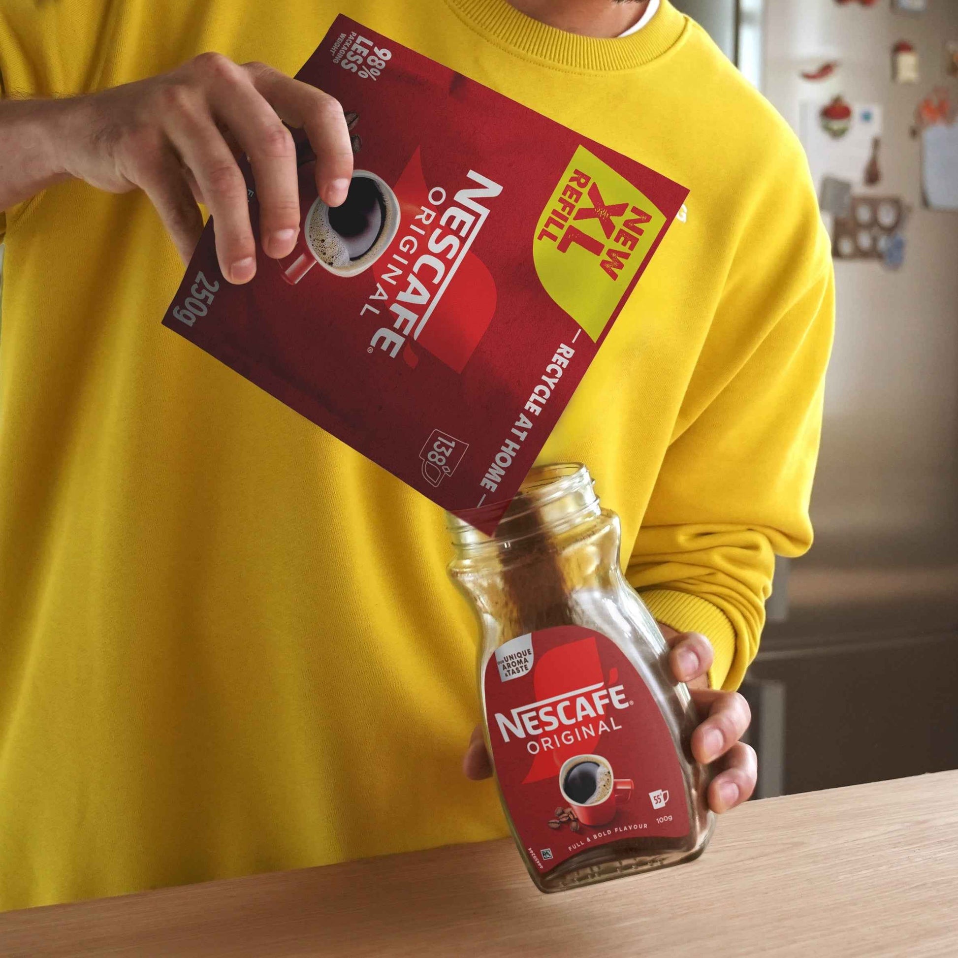 NESCAFE Original Instant Coffee Paper Refill Pouch 250g