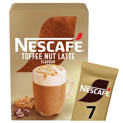 Nescafe Toffee Nut Latte Instant Coffee 7 Sachets — image 1