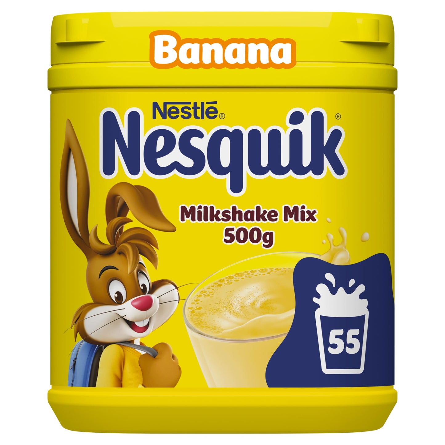 Nesquik Banana Flavoured Milkshake Powder 500g Tub — image 1
