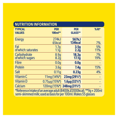 Nesquik Banana Flavoured Milkshake Powder 500g Tub — image 5