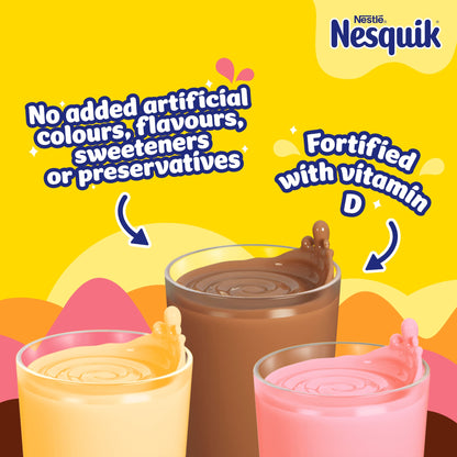 Nesquik Strawberry Flavoured Milkshake Powder 500g Tub — image 2