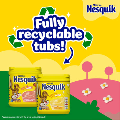 Nesquik Strawberry Flavoured Milkshake Powder 500g Tub — image 4