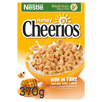 Nestlé Cheerios Honey Multigrain Hoop Breakfast Cereal 370g — image 1