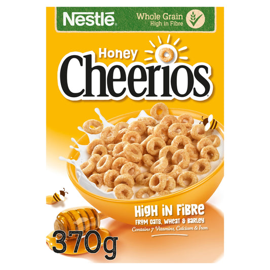 Nestlé Cheerios Honey Multigrain Hoop Breakfast Cereal 370g — image 1