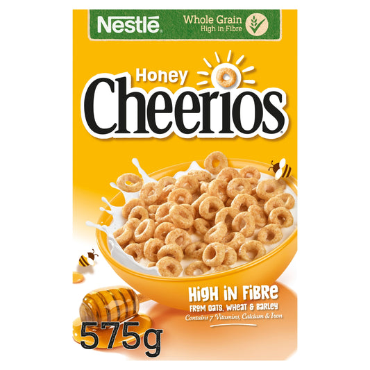 Nestlé Cheerios Honey Multigrain Hoop Breakfast Cereal 575g — image 1