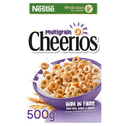 Nestlé Cheerios Multigrain Hoop Breakfast Cereal 500g — image 1