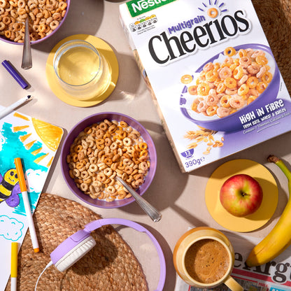Nestlé Cheerios Multigrain Hoop Breakfast Cereal 500g — image 2