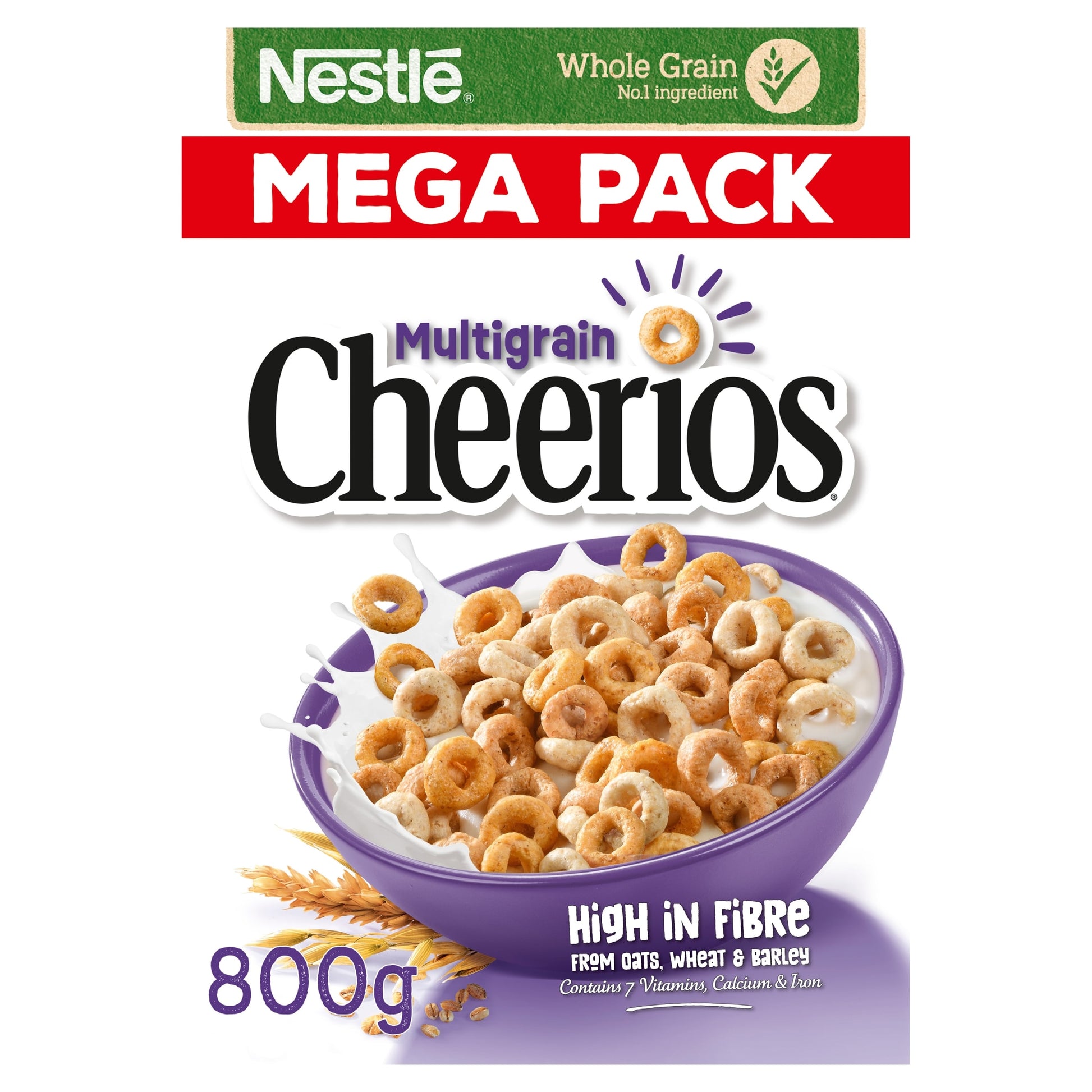 Nestlé Cheerios Multigrain Hoop Breakfast Cereal 800g — image 1