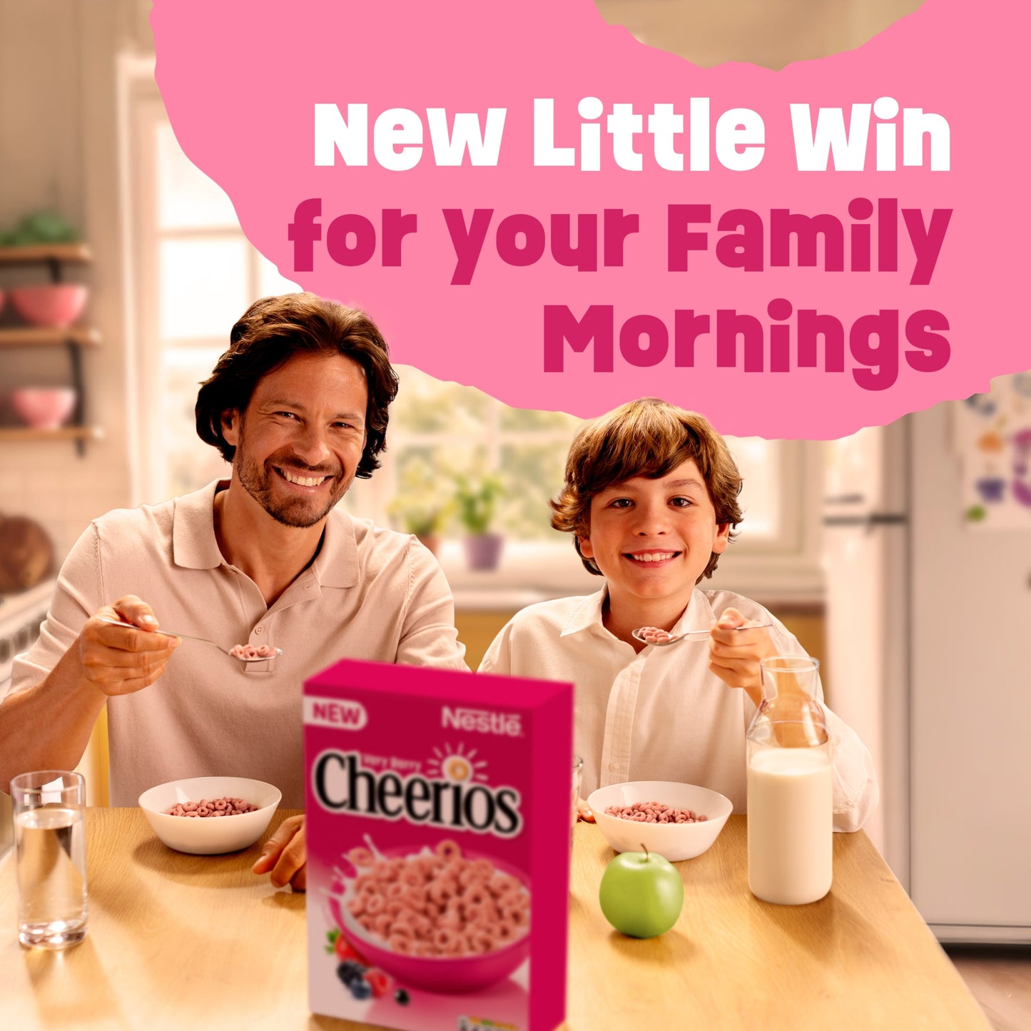 Nestlé Cheerios Very Berry Multigrain Hoop Breakfast Cereal 435g — image 2