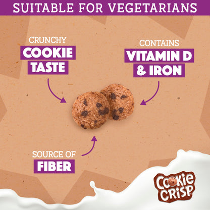 Nestlé Cookie Crisp Chocolate Breakfast Cereal 500g — image 3