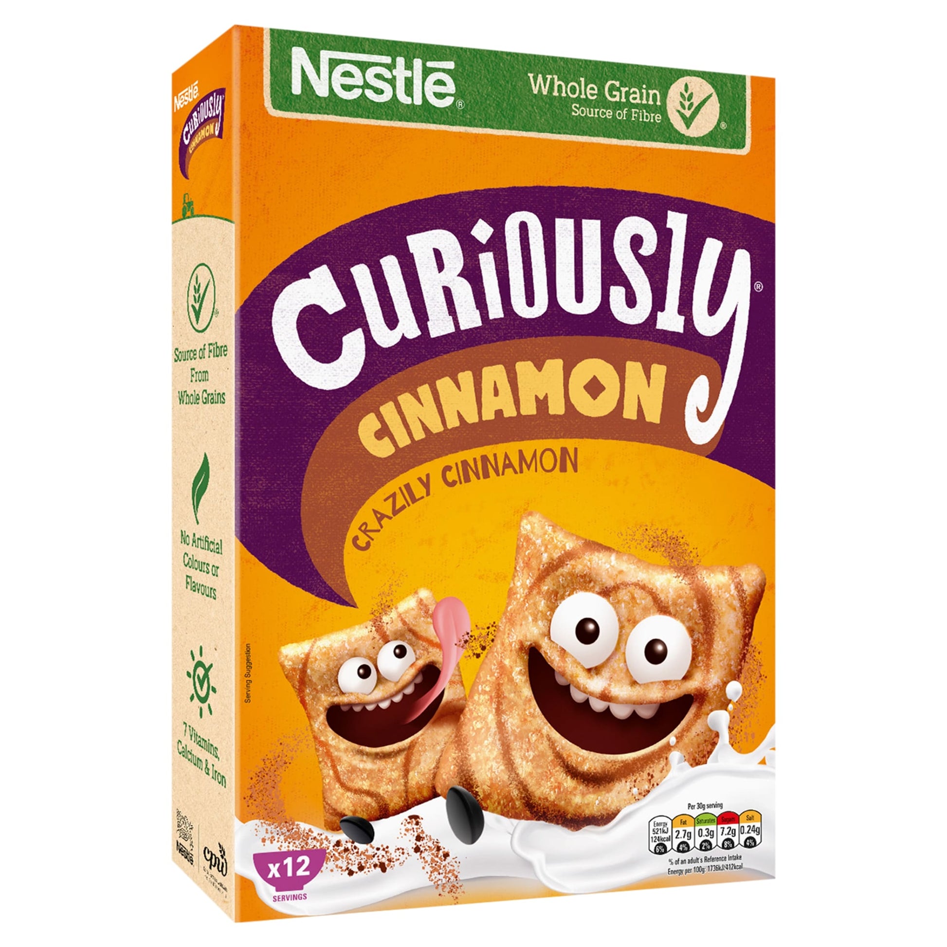 Nestlé Curiously Cinnamon Breakfast Cereal 375g — image 2