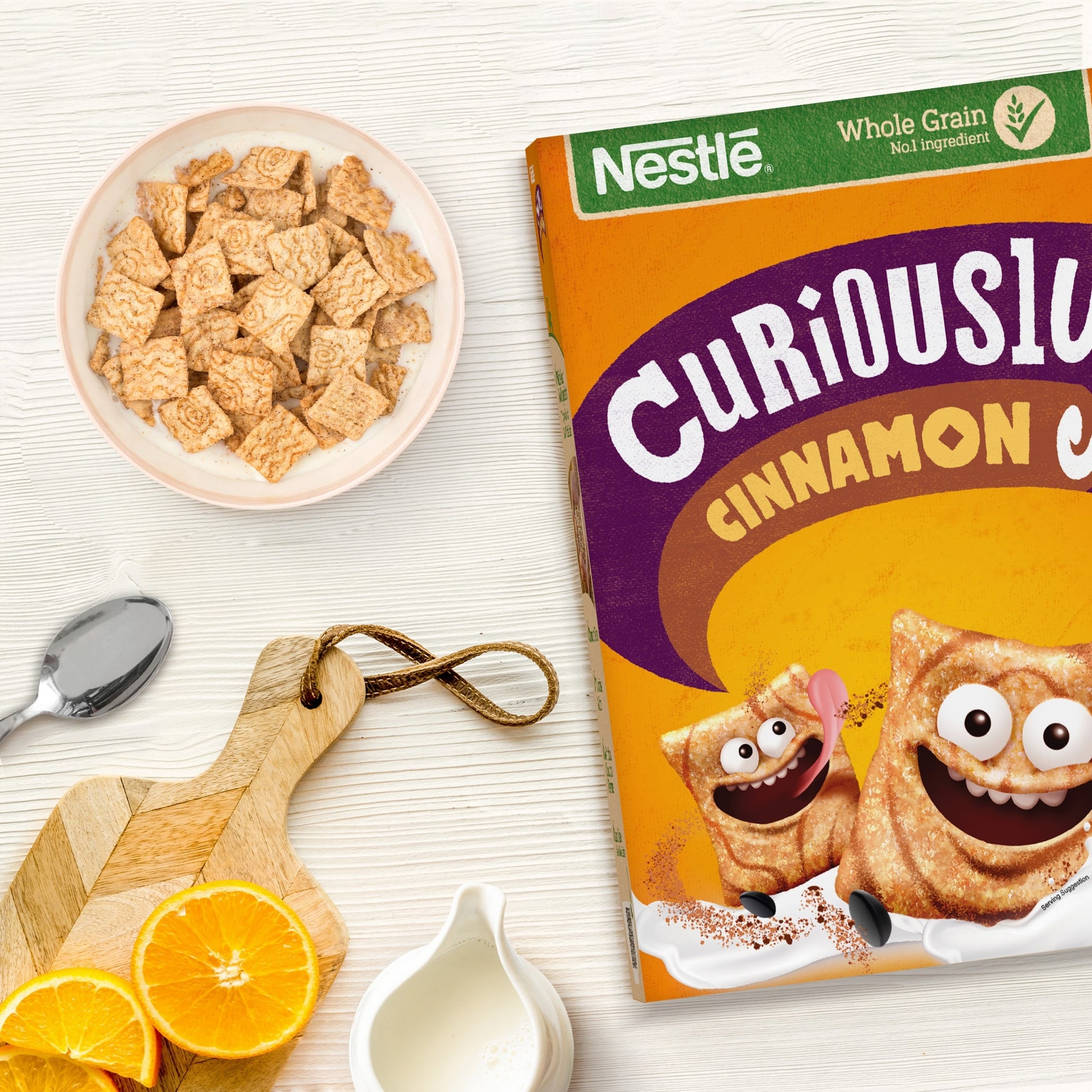Nestlé Curiously Cinnamon Breakfast Cereal 375g — image 3