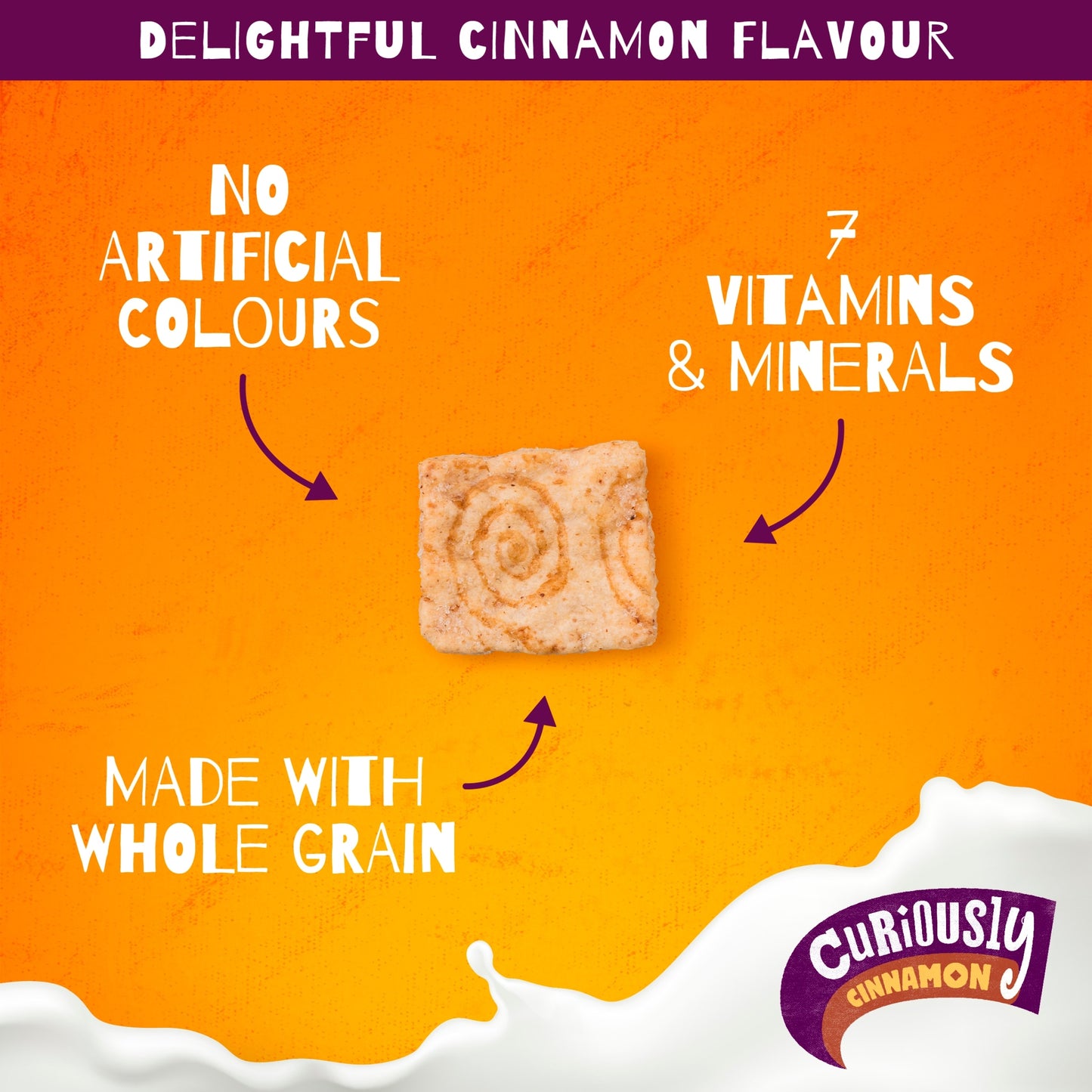 Nestlé Curiously Cinnamon Breakfast Cereal 375g — image 4