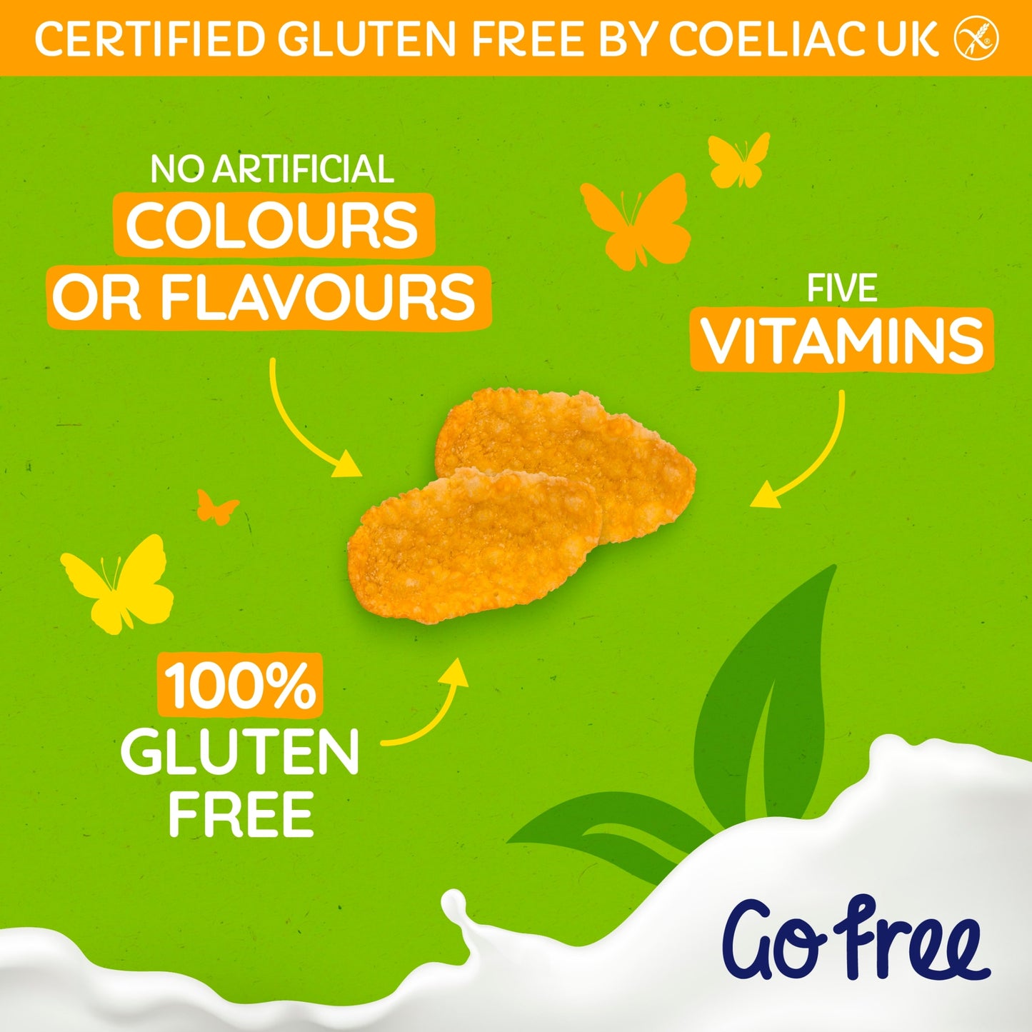 Nestlé Go Free Gluten Free Cornflakes Breakfast Cereal 375g — image 3