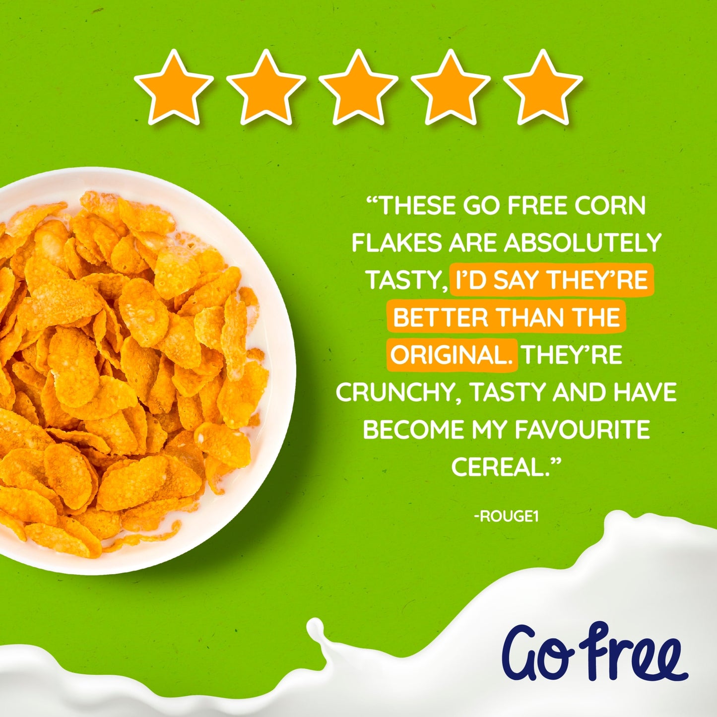 Nestlé Go Free Gluten Free Cornflakes Breakfast Cereal 375g — image 4
