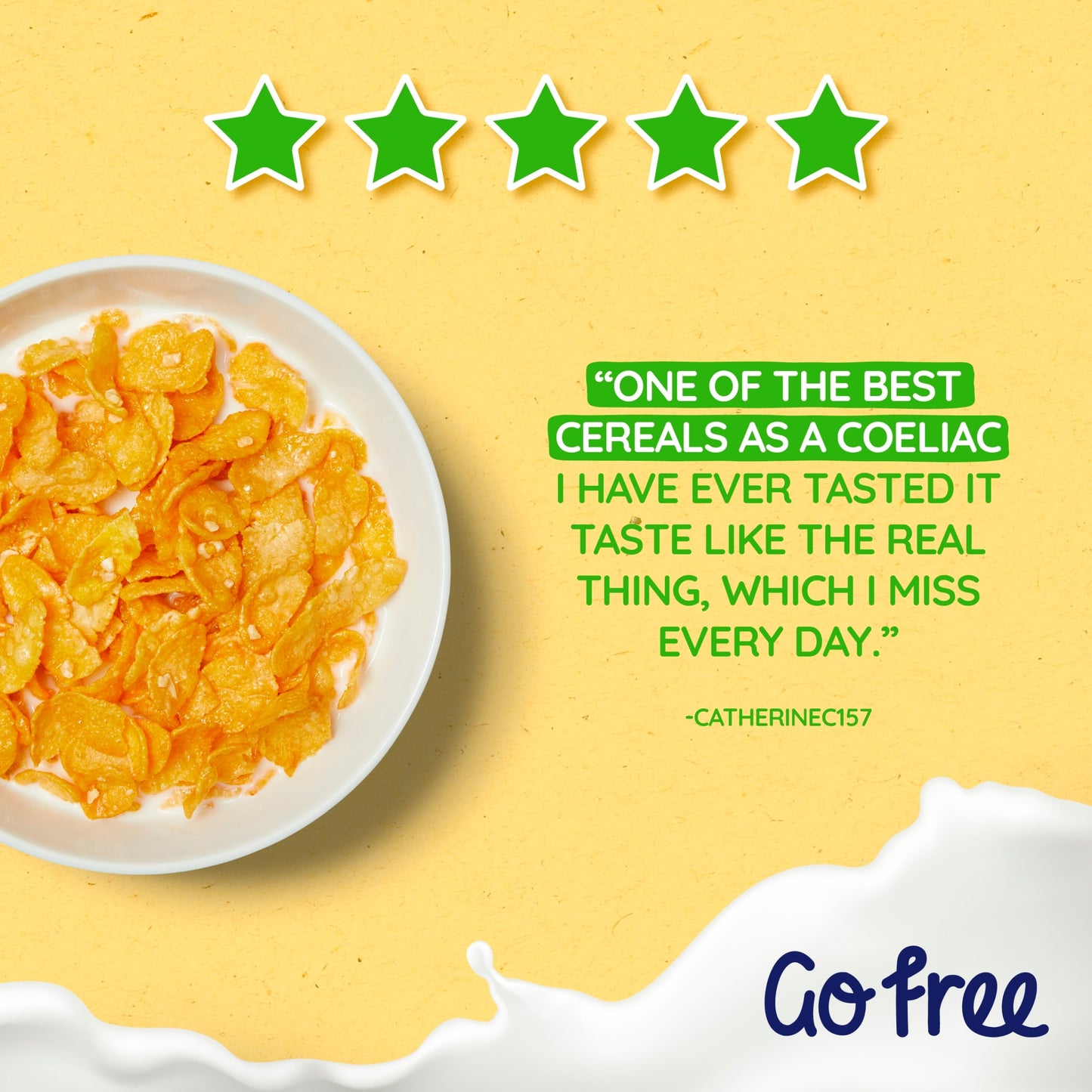 Nestlé Go Free Gluten Free Honeynut Cornflakes Breakfast Cereal 350g — image 4
