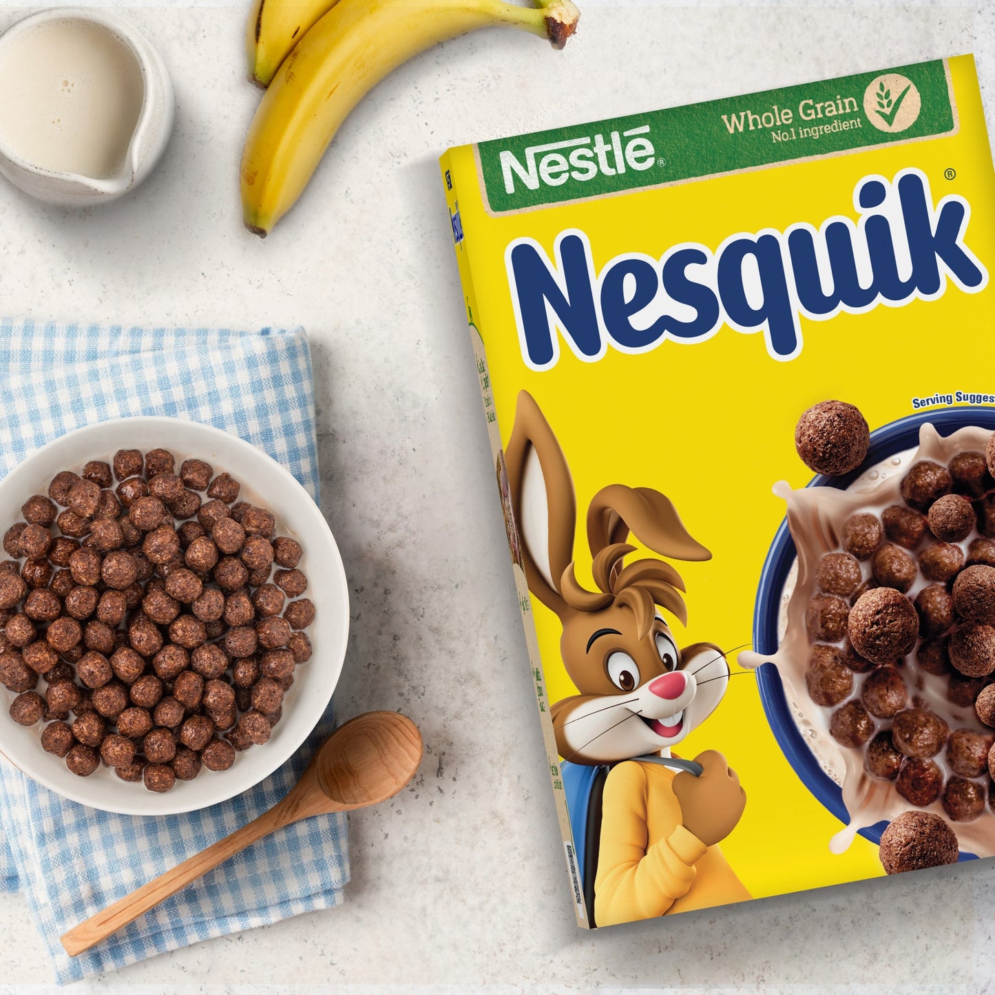 Nestlé Nesquik Chocolate Breakfast Cereal 375g — image 2