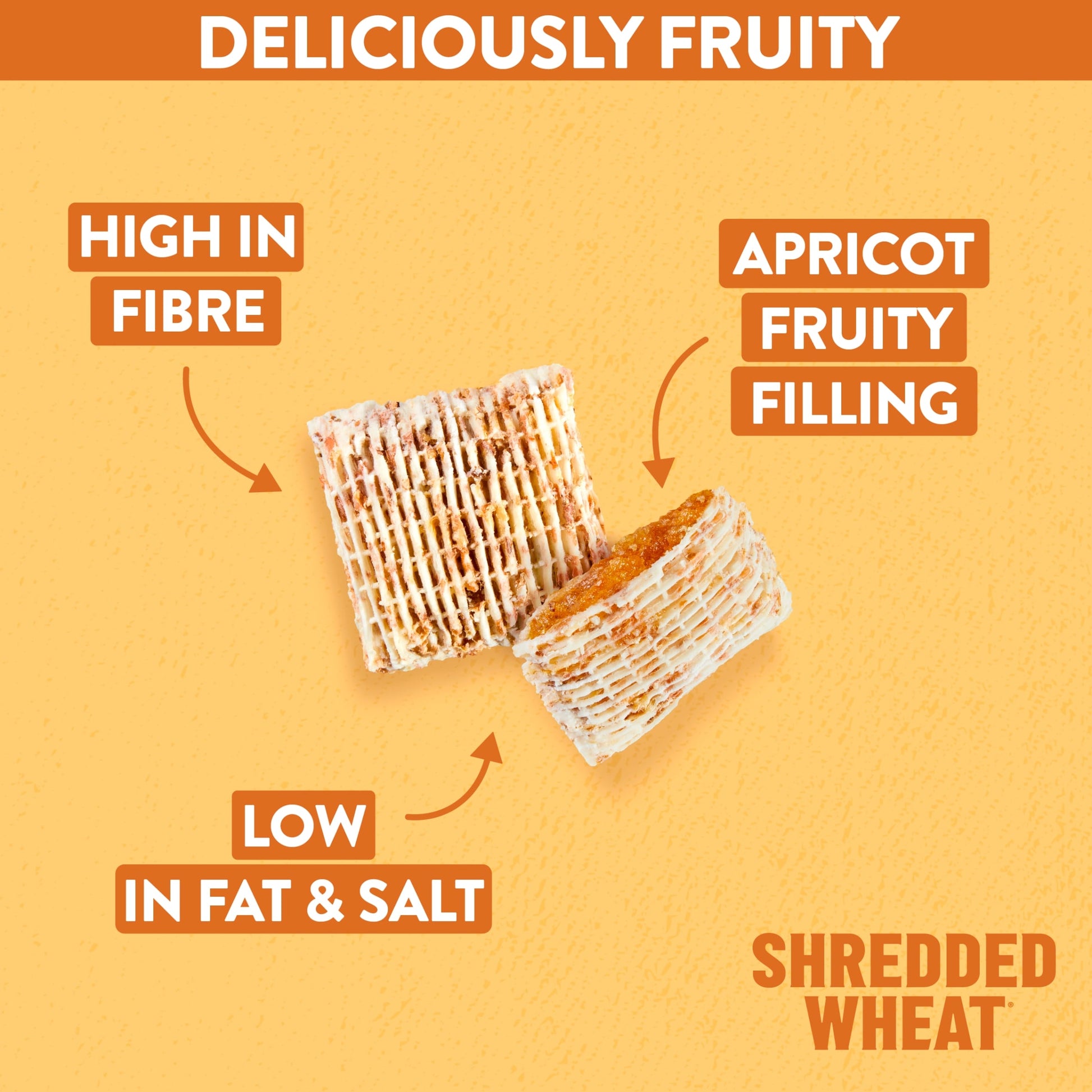 Nestlé Shredded Wheat Bitesize Apricot Breakfast Cereal 450g — image 3