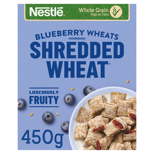 Nestlé Shredded Wheat Bitesize Blueberry Breakfast Cereal 450g — image 1