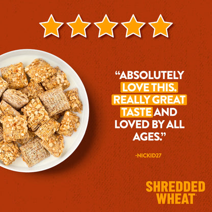 Nestlé Shredded Wheat Bitesize Honey & Nut Breakfast Cereal 500g — image 4
