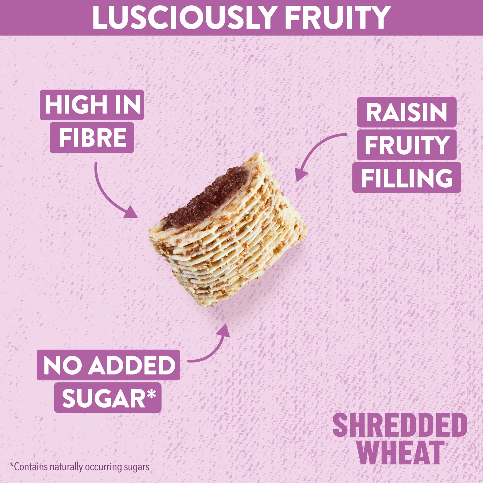 Nestlé Shredded Wheat Bitesize Raisin Breakfast Cereal 450g — image 3