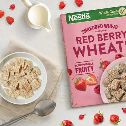 Nestlé Shredded Wheat Bitesize Red Berries & Vanilla Breakfast Cereal 450g — image 2