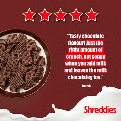 Nestlé Shreddies Coco Chocolate Malted Wheats Breakfast Cereal 600g — image 4