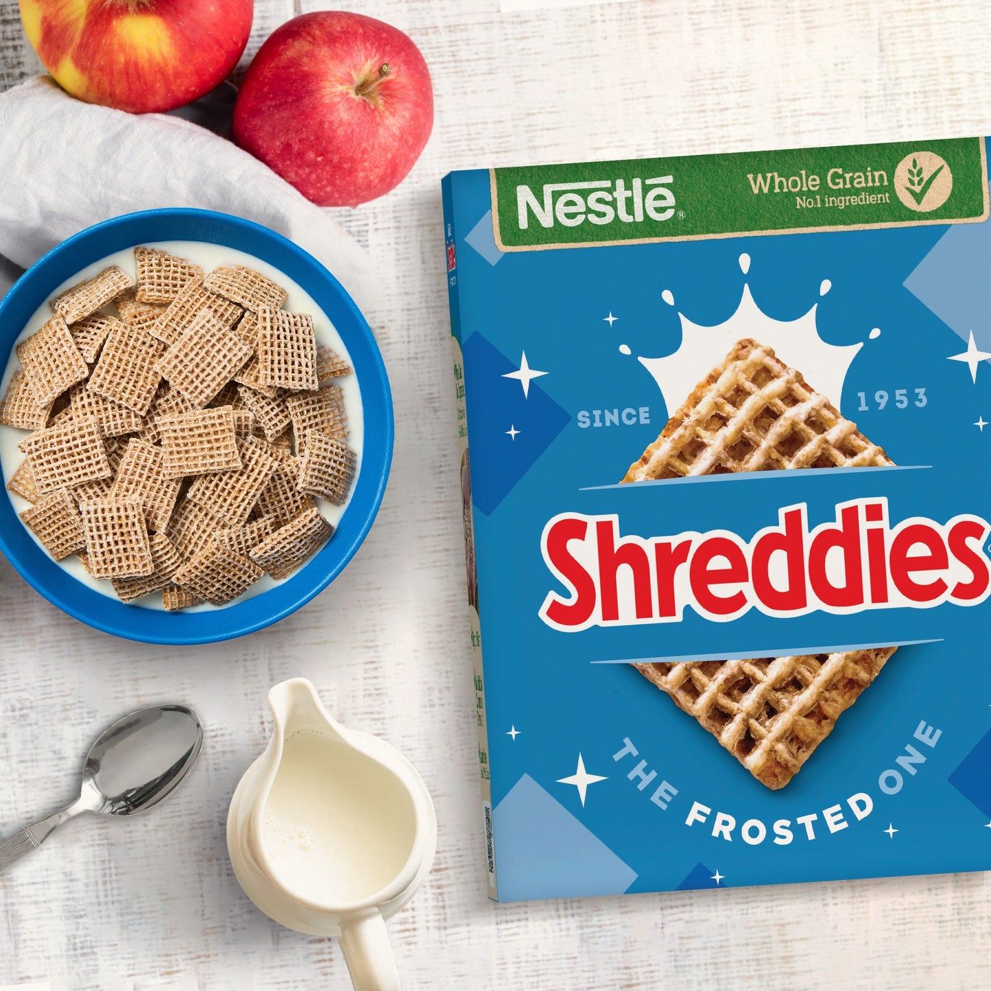 Nestlé Shreddies Frosted Malted Wheats Breakfast Cereal 600g — image 2