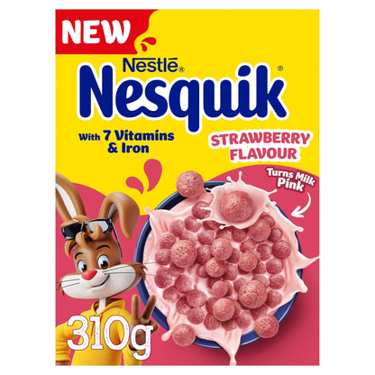 Nestle Nesquik Strawberry Flavour Cereal 310g