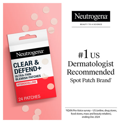 Neutrogena Clear & Defend+ Ultra-Thin Blemish Patches 24s — image 3