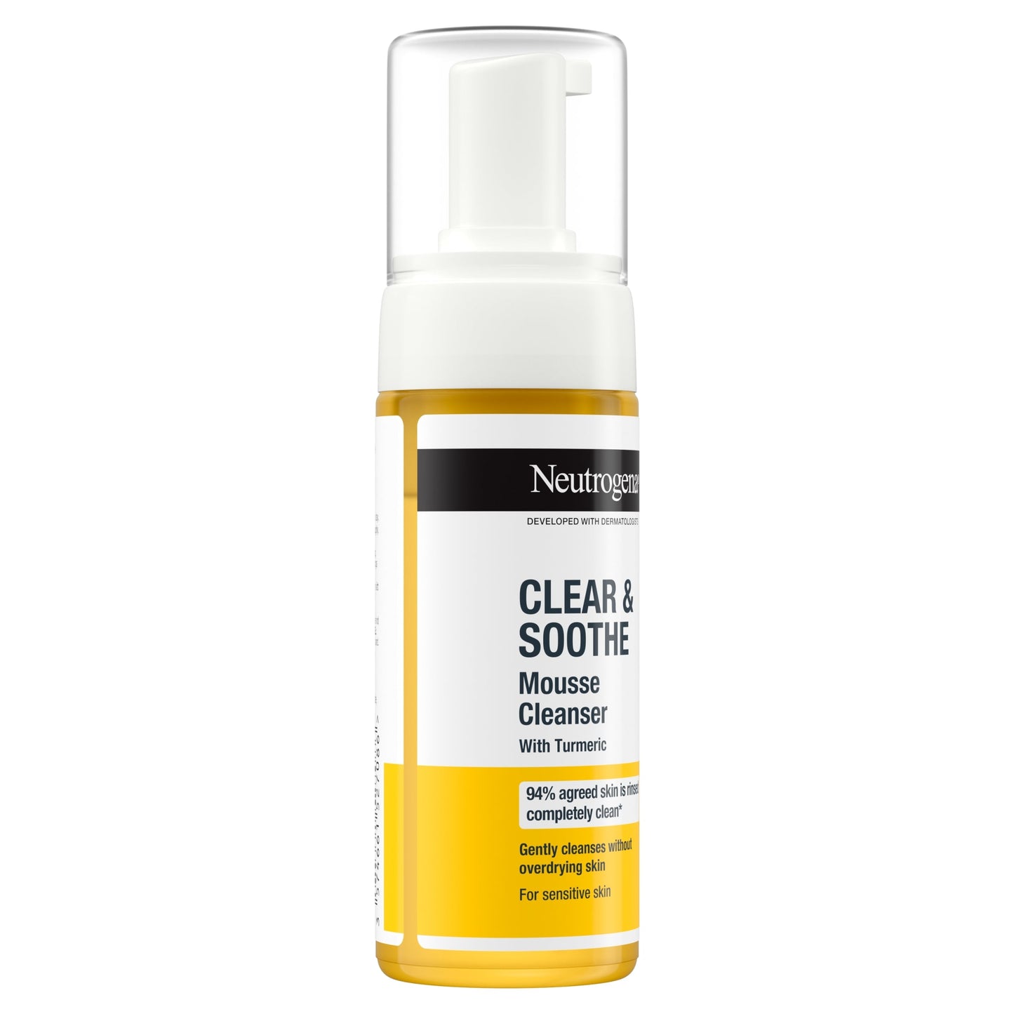 Neutrogena Clear & Soothe Mousse Cleanser Face Wash with Turmeric 150ml — image 5