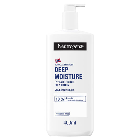 Neutrogena Deep Moisture Hypoallergenic Body Lotion Moisturiser 400ml — image 1
