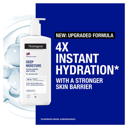 Neutrogena Deep Moisture Hypoallergenic Body Lotion Moisturiser 400ml — image 2