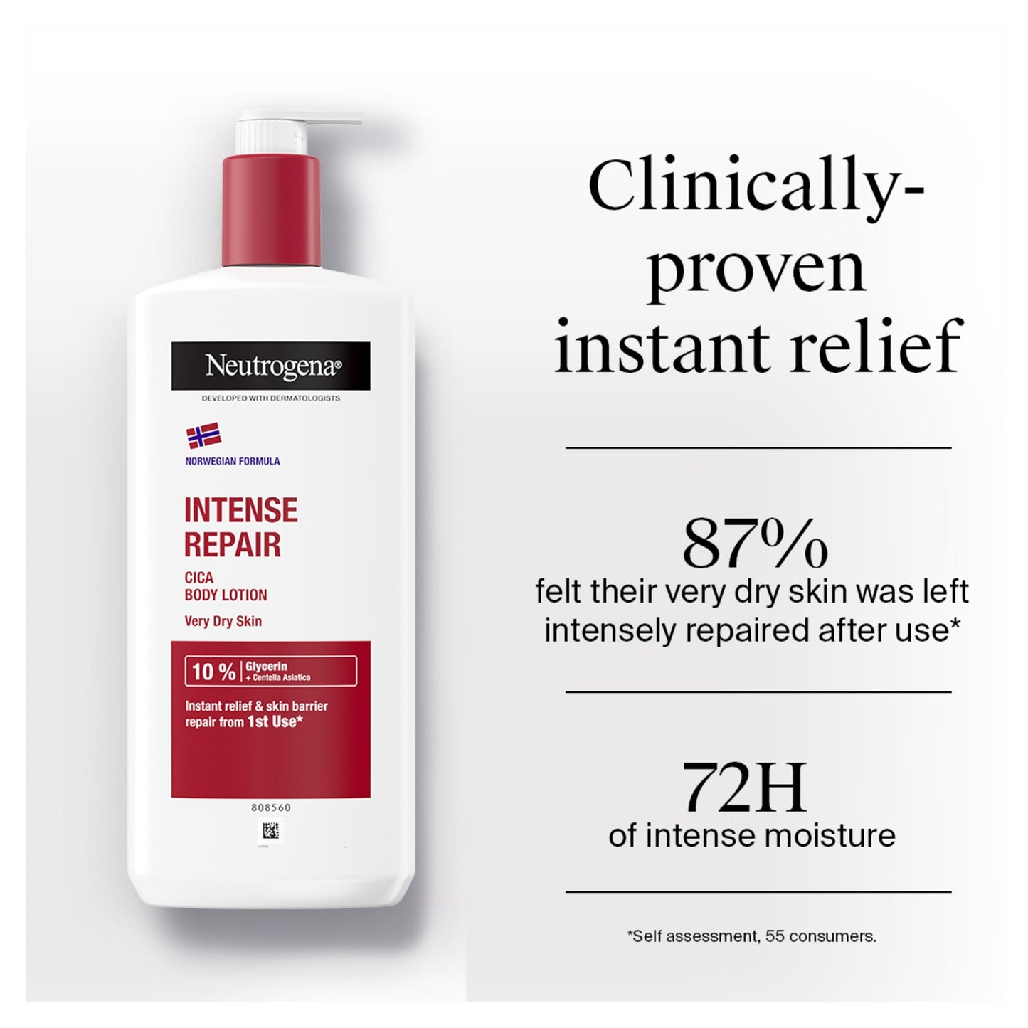 Neutrogena Norwegian Formula Intense Repair Cica Body Lotion 400ml — image 3