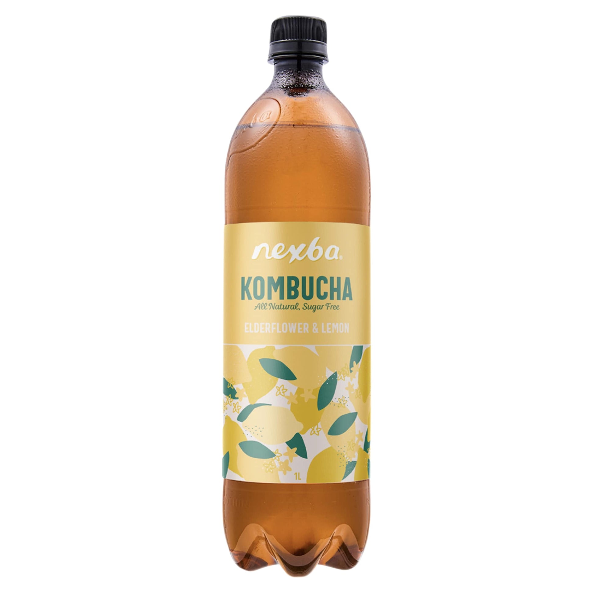 Nexba Kombucha - Elderflower & Lemon 1L — image 1