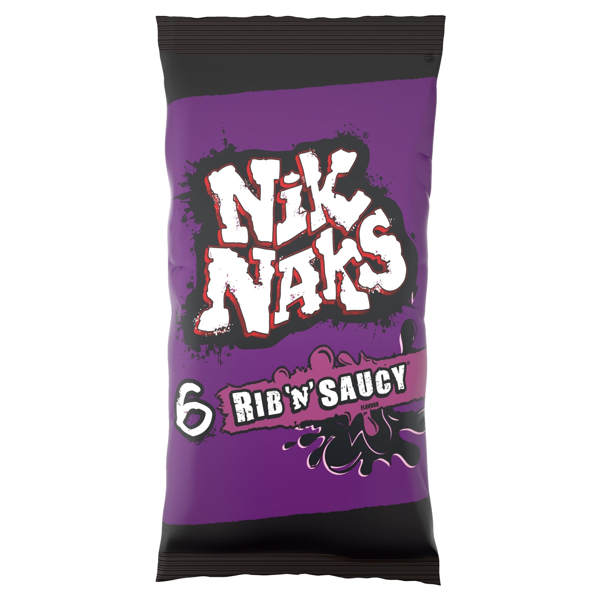 Nik Naks Rib 'N' Saucy Multipack Crisps 6x20g — image 1