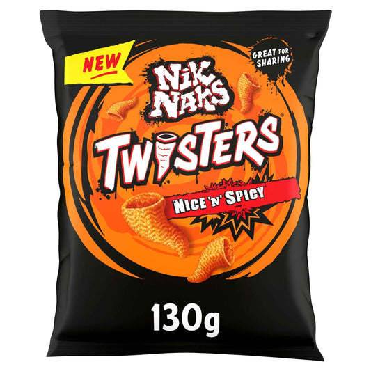 NIK NAKS Twisters Nice 'n' Spicy Sharing — Great British Imports