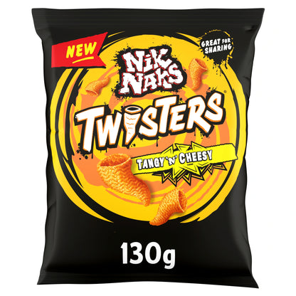 Nik Naks Twisters Tangy 'N' Cheesy Sharing Crisps 130g — image 1