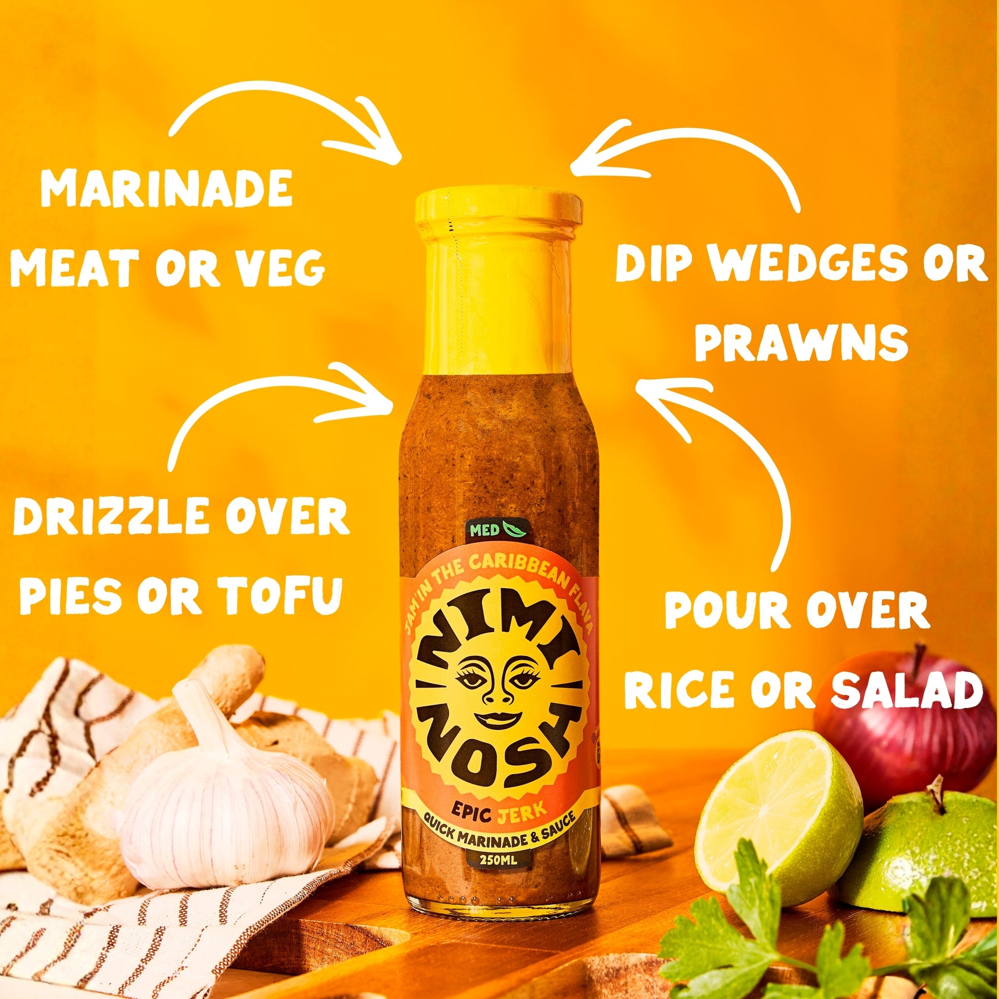 Nimi Nosh Epic Jerk Quick Marinade & Sauce 250ml — image 3