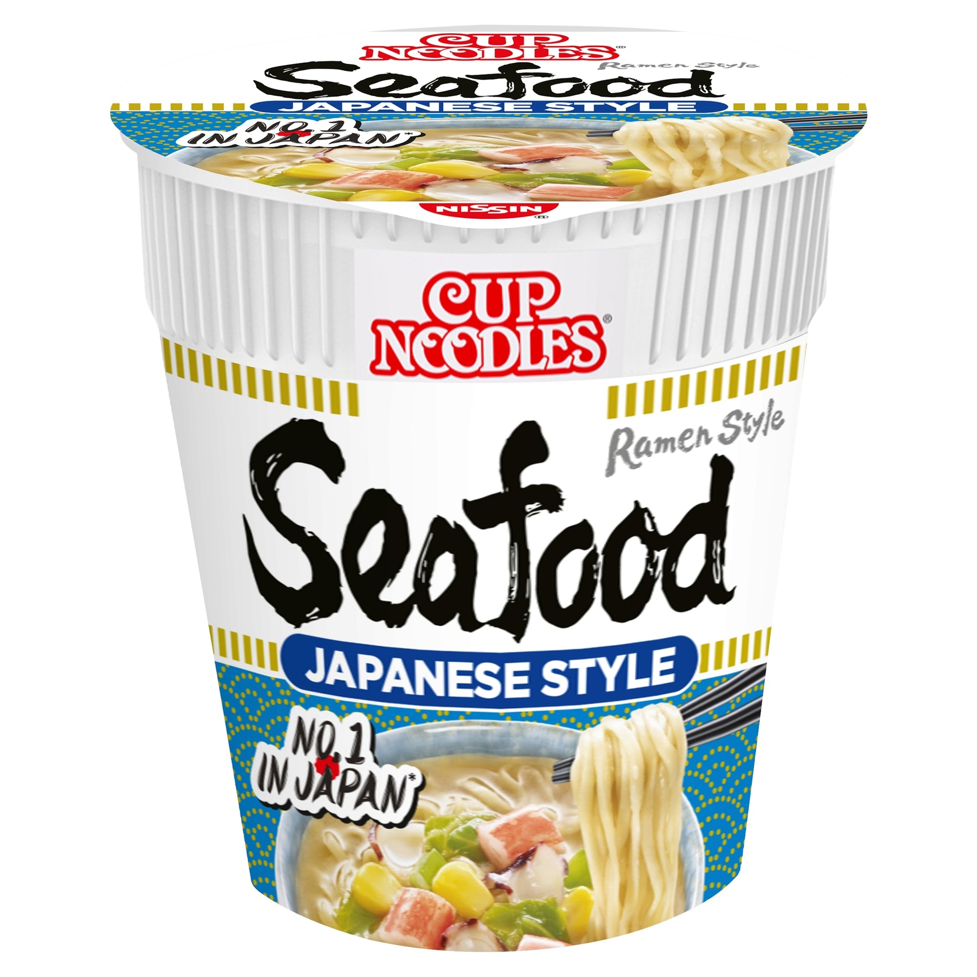 Nissin Cup Noodles Instant Ramen Pot Japanese Seafood 75g — image 1