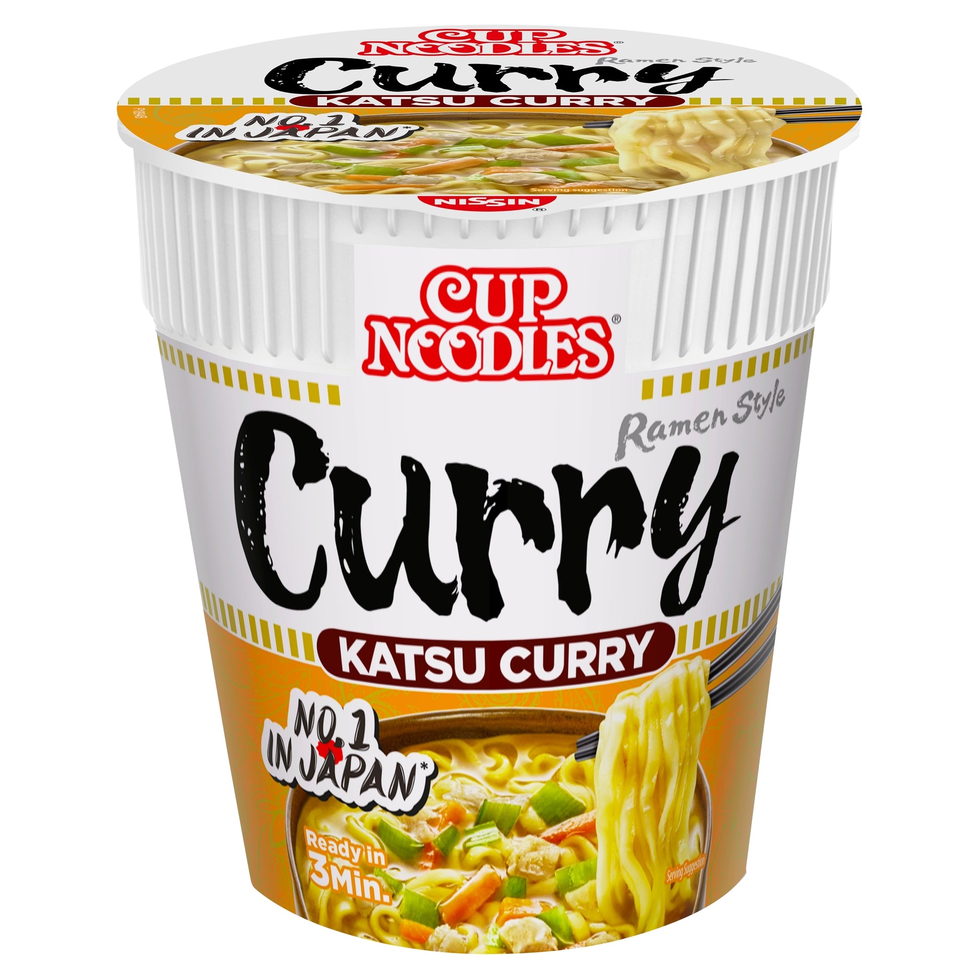 Nissin Cup Noodles Instant Ramen Pot Katsu Curry 67g — image 1